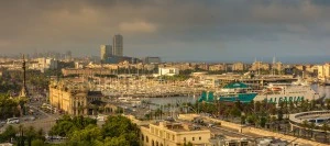 Barcelona panoramic view